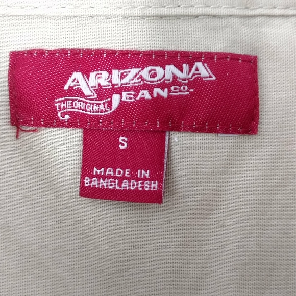 Arizona Jean Co Men's Short Sleeve Button Dn Shirt - Picture 5 of 7